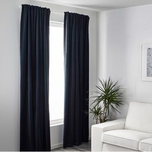 Ikea Sanela Room Darkening Velvet Curtails